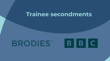 A day in the life of a trainee solicitor - at the BBC and Brodies LLP (Part 2)